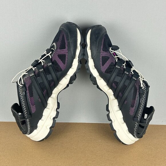 Adidas Hydroterra Shandal Outdoor Hiking Athletic Shoes Womens 10 Black Purple - Picture 6 of 11